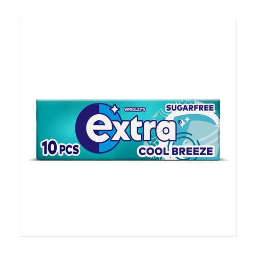 Wrigley's Extra Cool Breeze Sugarfree Gum 10 Pieces