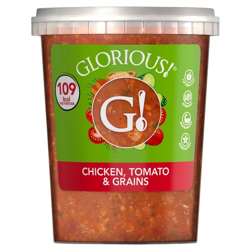 Glorious Tuscan Chicken Tomato & Grains Soup 