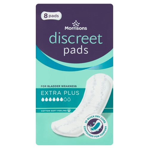 Morrisons Incontinence Comfort Pads Extra Plus