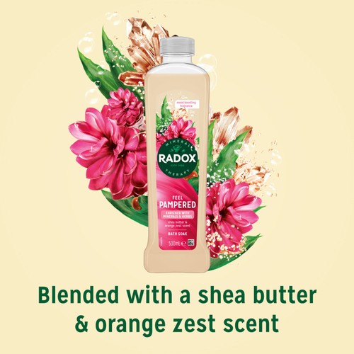 Radox Feel Pampered Mineral Therapy Bath Soak 500ml