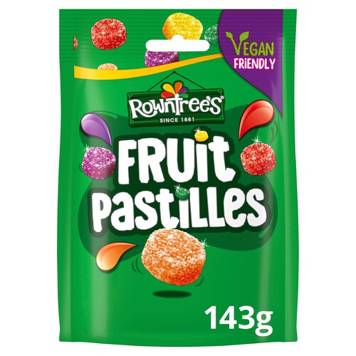 Rowntree's Fruit Pastilles Vegan Friendly Sweets Sharing Bag 