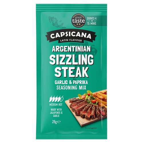 Capsicana Argentinian Sizzling Steak Seasoning Mix 