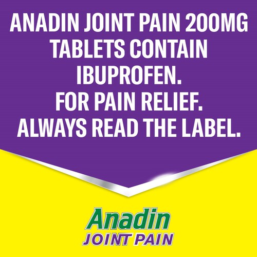 Anadin Joint Pain Relief Ibuprofen 200mg Tablets