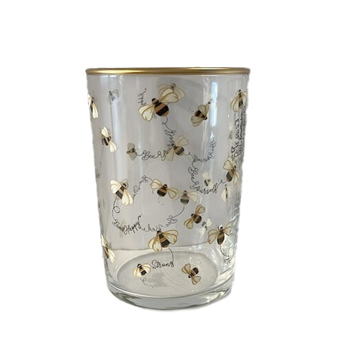 Morrisons Bee Printed Tumbler With Rim