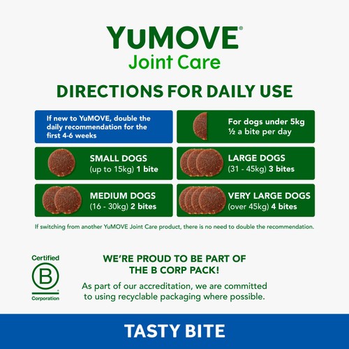 Yumove Joint Care Bites For Senior Dogs 60pk