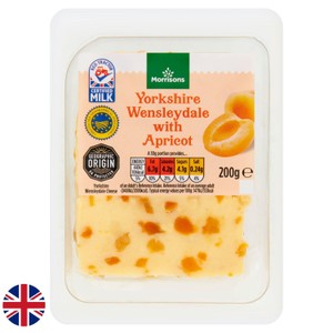 Morrisons Yorkshire Wensleydale with Apricot 200g