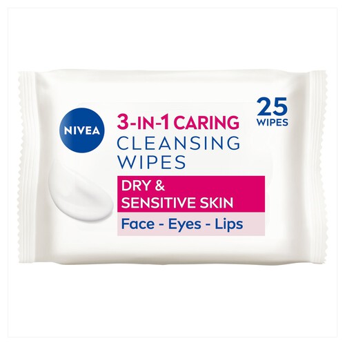 NIVEA Cleansing Face Wipes Dry & Sensitive Skin