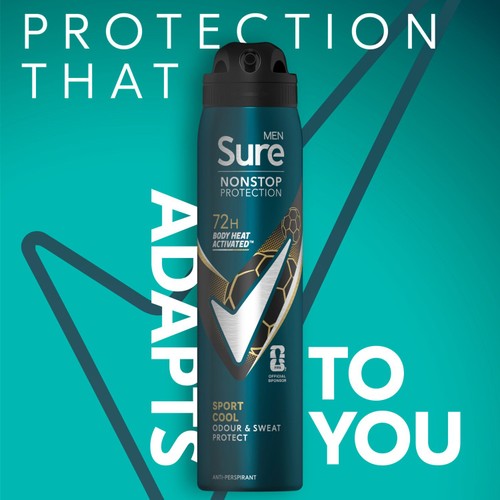 Sure Sport Cool Anti Perspirant Nonstop Deodorant Sport 250ml