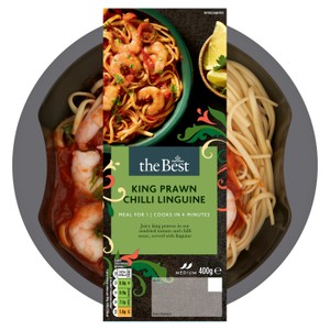 Morrisons The Best Chilli King Prawn Linguine 400g
