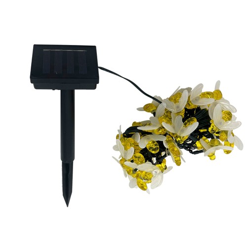 Nutmeg Solar Bee String Lights