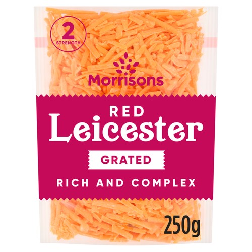 Morrisons Grated Red Leicester 250g