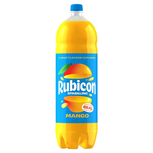 Rubicon Sparkling Mango Soft Drink Bottle 2L