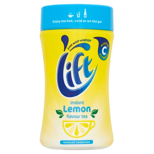 Lift Instant Lemon Flavour Tea Reduced Sweetness 