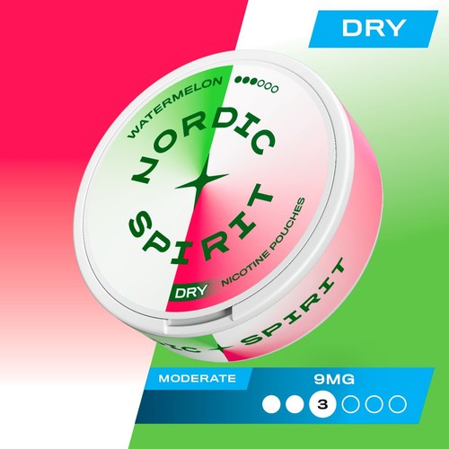 Nordic Spirit Watermelon Strong 9mg Nicotine Pouches