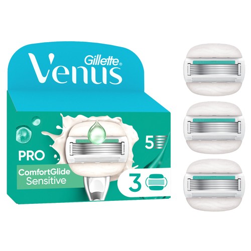 Venus Comfortglide Sensitive 3 Count Blades