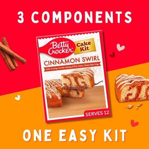 Betty Crocker Cinnamon Swirl Cake Kit 465g