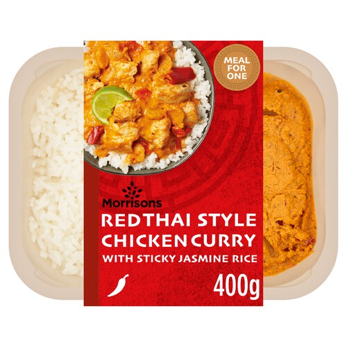 Morrisons Red Thai Style Chicken Curry & Sticky Rice 