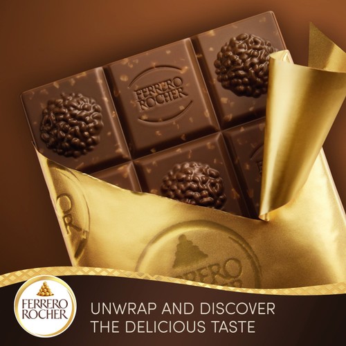 Ferrero Rocher Milk Chocolate & Hazelnut Bar