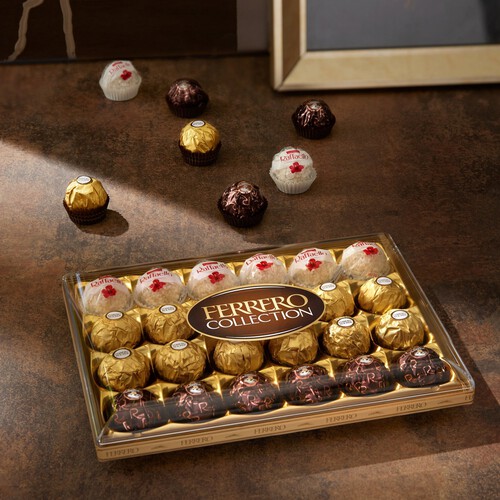 Ferrero Rocher Collection Chocolate Pralines Gift Box 24 Pieces 