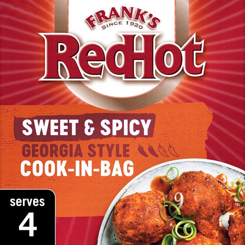 Frank's Sweet & Spicy Georgia Style Cook In Bag