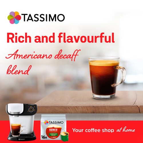 Tassimo Kenco Americano Decaff Coffee Pods x16