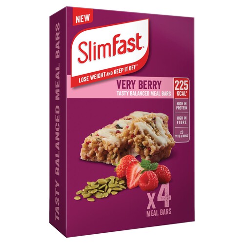 Slimfast Meal Replacement Very Berry Bar