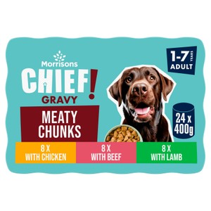 Morrisons Dog Food Meat Chunks In Gravy