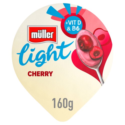 Muller Light Cherry Fat Free Yogurt