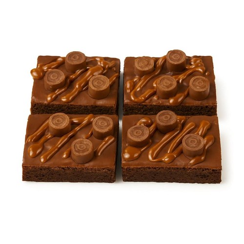 Morrisons Brownie With Caramel Chocolate Filling 4 Pack