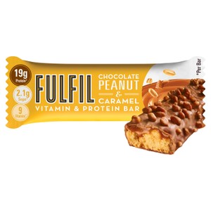 Fulfil White Chocolate Peanut & Caramel Flavour Vitamin & Protein Bar 55g