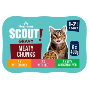 Morrisons Cat Food Meat Chunks In Gravy