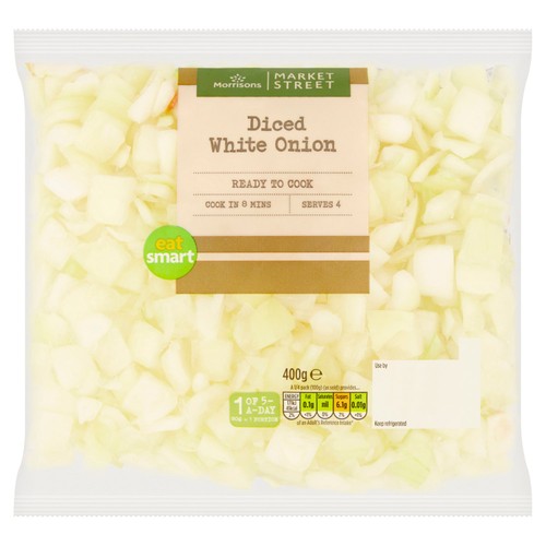 Morrisons Diced White Onion