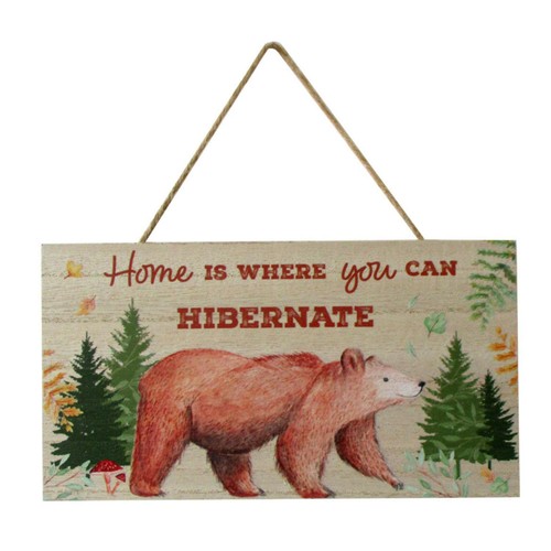 Nutmeg Home Bear Plaque