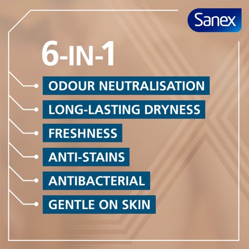 Sanex Men Active Control Roll On Deodorant 72hr 50ml