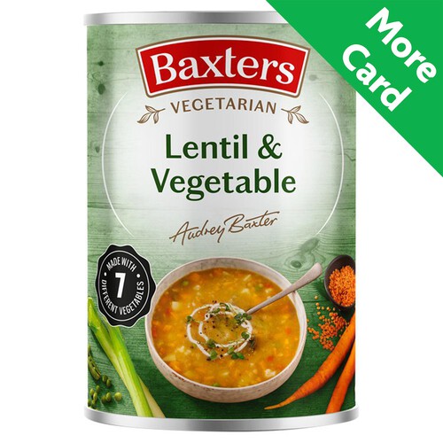 Baxters Vegetarian Lentil & Vegetable Soup