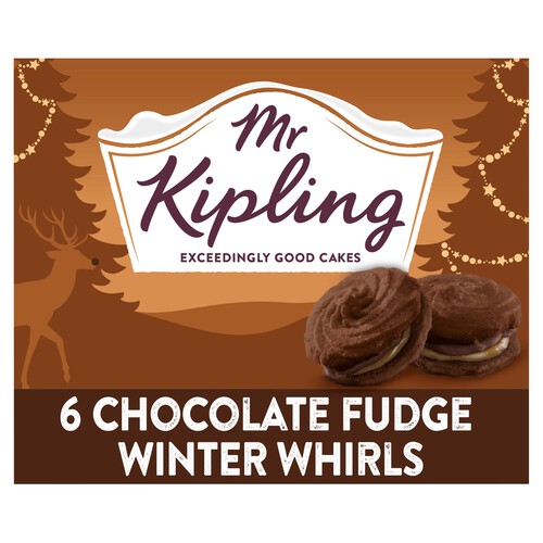 Mr Kipling Christmas Chocolate Fudge Winter Whirls