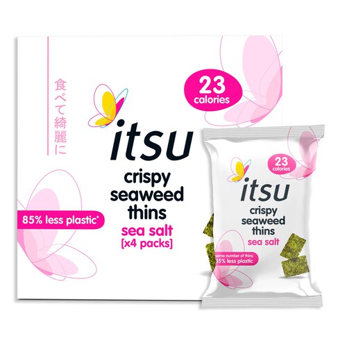 Itsu Sea Salt Crispy Seaweed Thins Multipack