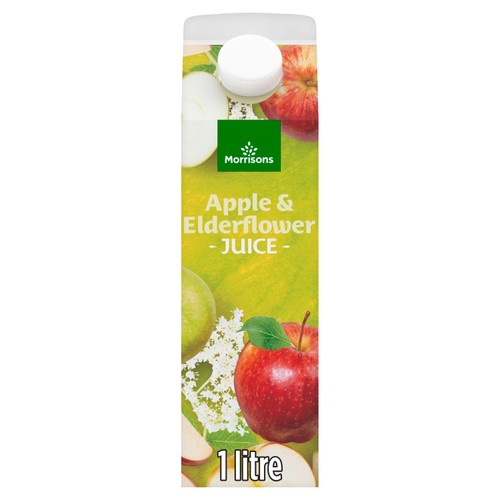 Morrisons fruit apple elderflower juice