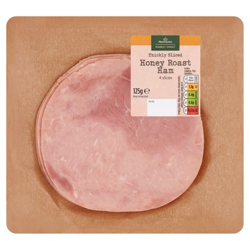 Morrisons deli thickly sliced honey roast ham