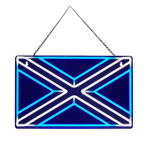 Brooklyn Neon Light Scottish Flag
