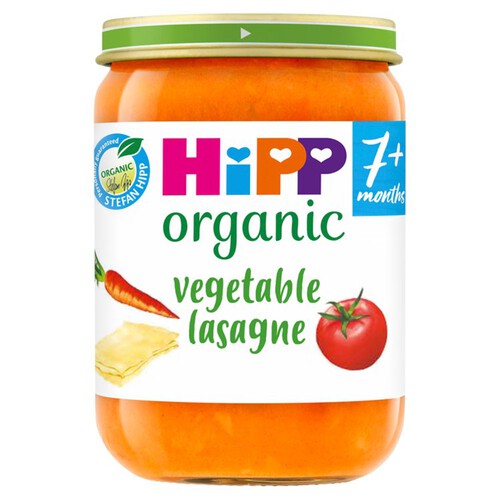 HiPP Organic Vegetable Lasagne Baby Food Jar 7+ Months