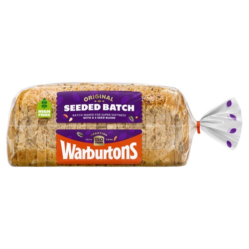 Warburtons Seeded Batch Bread 800g