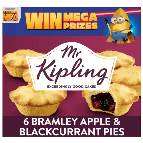 Mr Kipling Apple & Blackcurrant Pies 