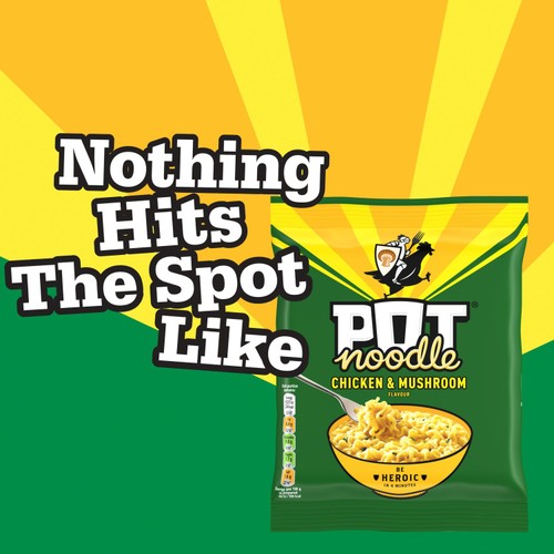 Pot Noodle Chicken & Mushroom Block 