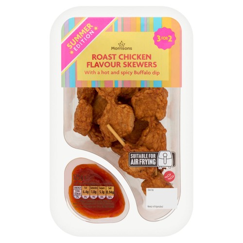 Morrisons Roast Chicken Skewers & Spicy Buffalo Dip 125g