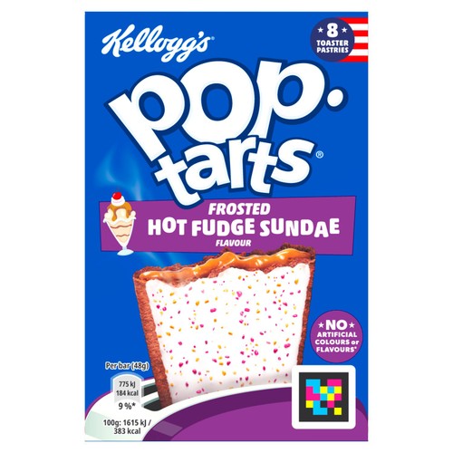 Kellogg's Pop Tarts Hot Fudge Sundae Pastry Snacks 8 x 48g