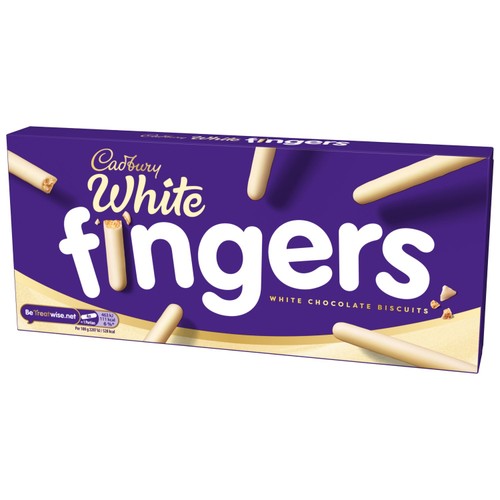 Cadbury Fingers White Chocolate Covered Biscuits