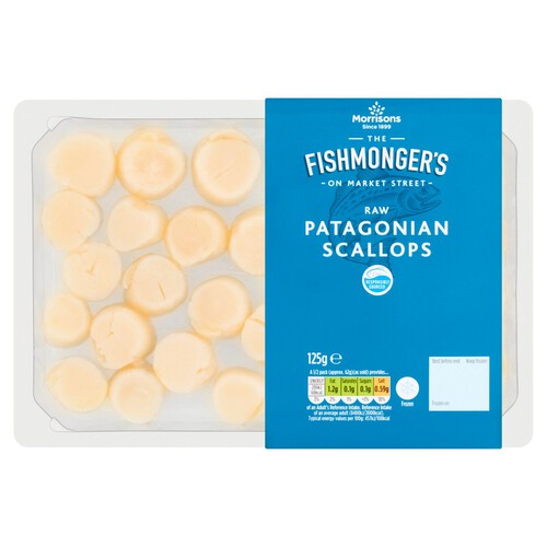 Morrisons Fishmongers Raw PatagonianScallops