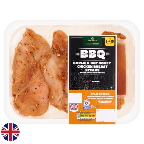 Morrisons Garlic & Hot Honey Chicken Breast 390g