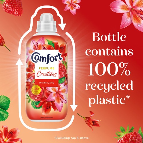 Comfort Creations Fabric Conditioner Strawberry & Lily 30 Washes